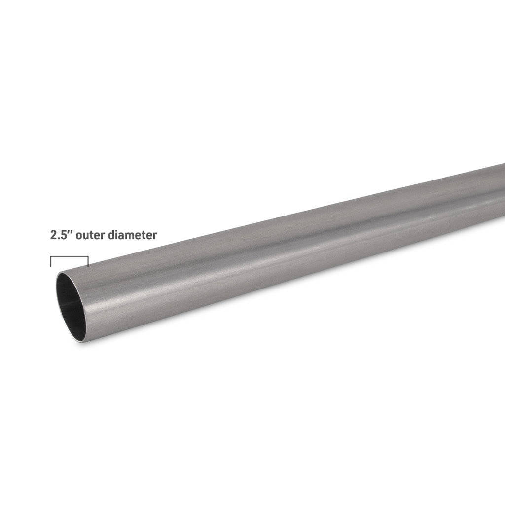 MISHIMOTO MMICP-SS-250 UNIVERSAL 2.5" Straight UNIVERSAL Stainless Steel Exhaust Piping Photo-1 