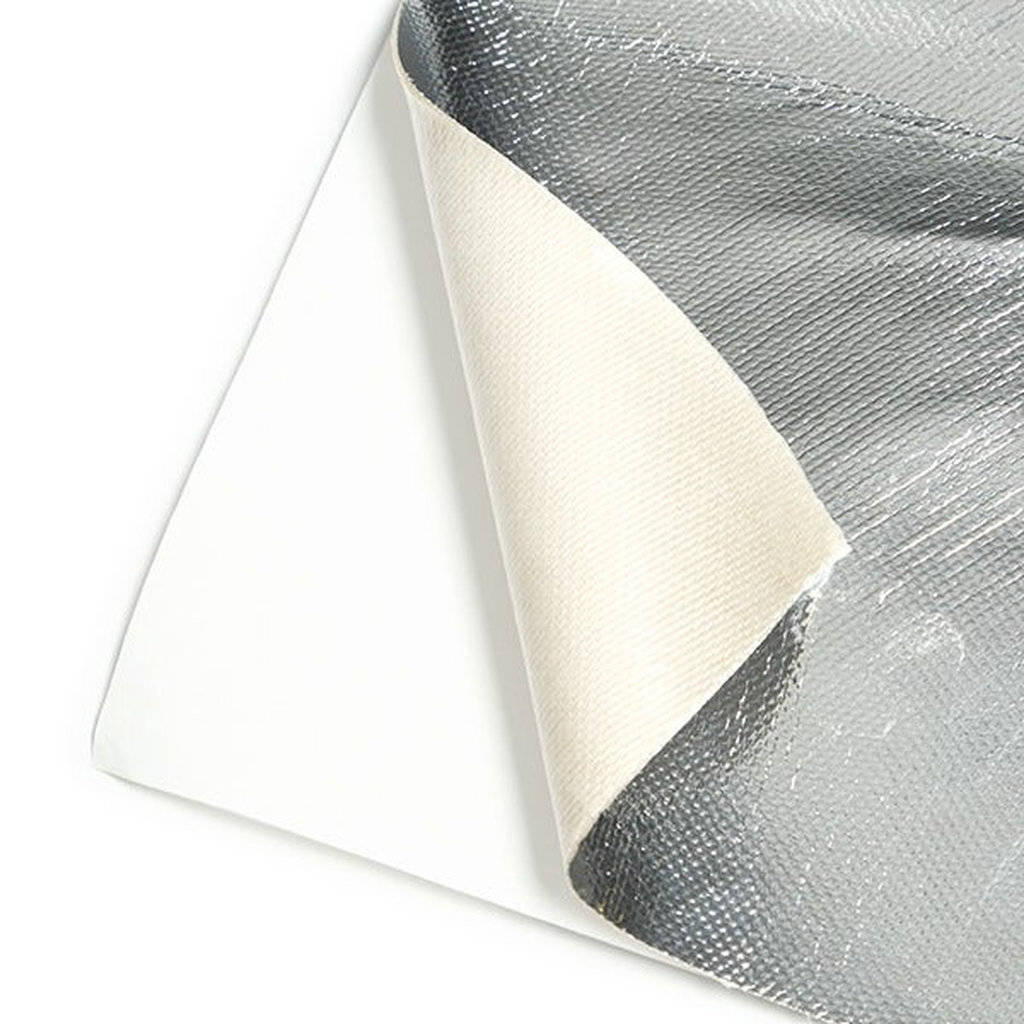 MISHIMOTO MMHP-ASHB-2424 Aluminum Silica Heat Barrier with Adhesive Backing, 24"x24" Photo-0 
