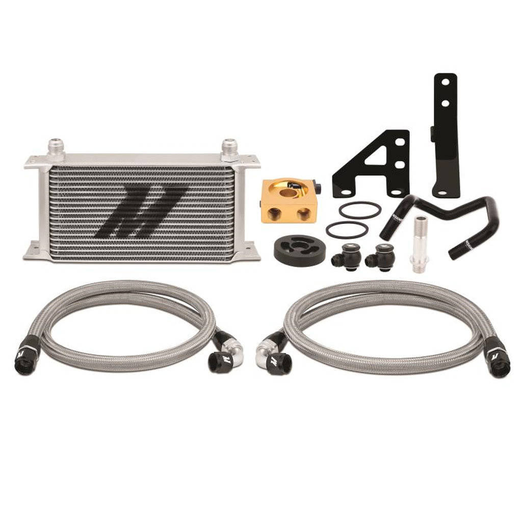MISHIMOTO MMOC-WRX-15 SUBARU WRX Oil Cooler Kit, Black, 2015+ Photo-6 