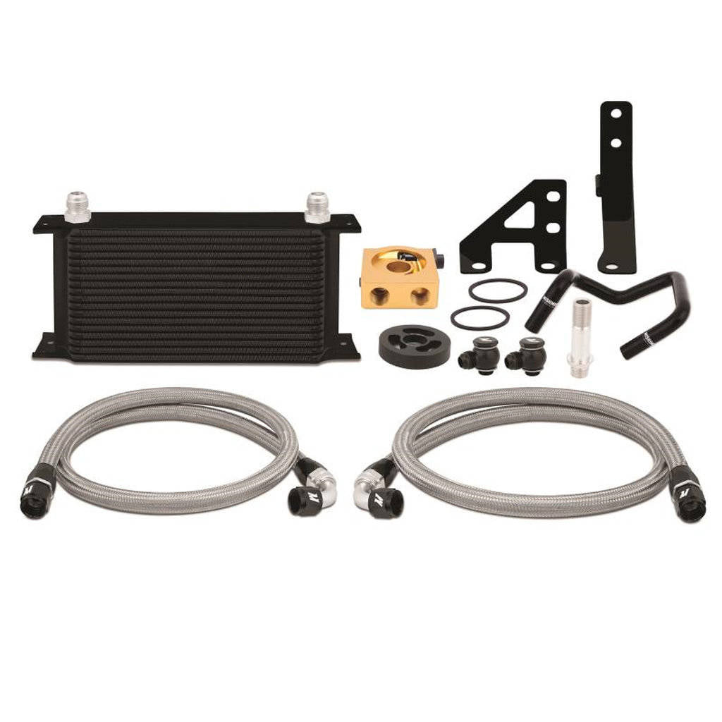 MISHIMOTO MMOC-WRX-15 SUBARU WRX Oil Cooler Kit, Black, 2015+ Photo-7 