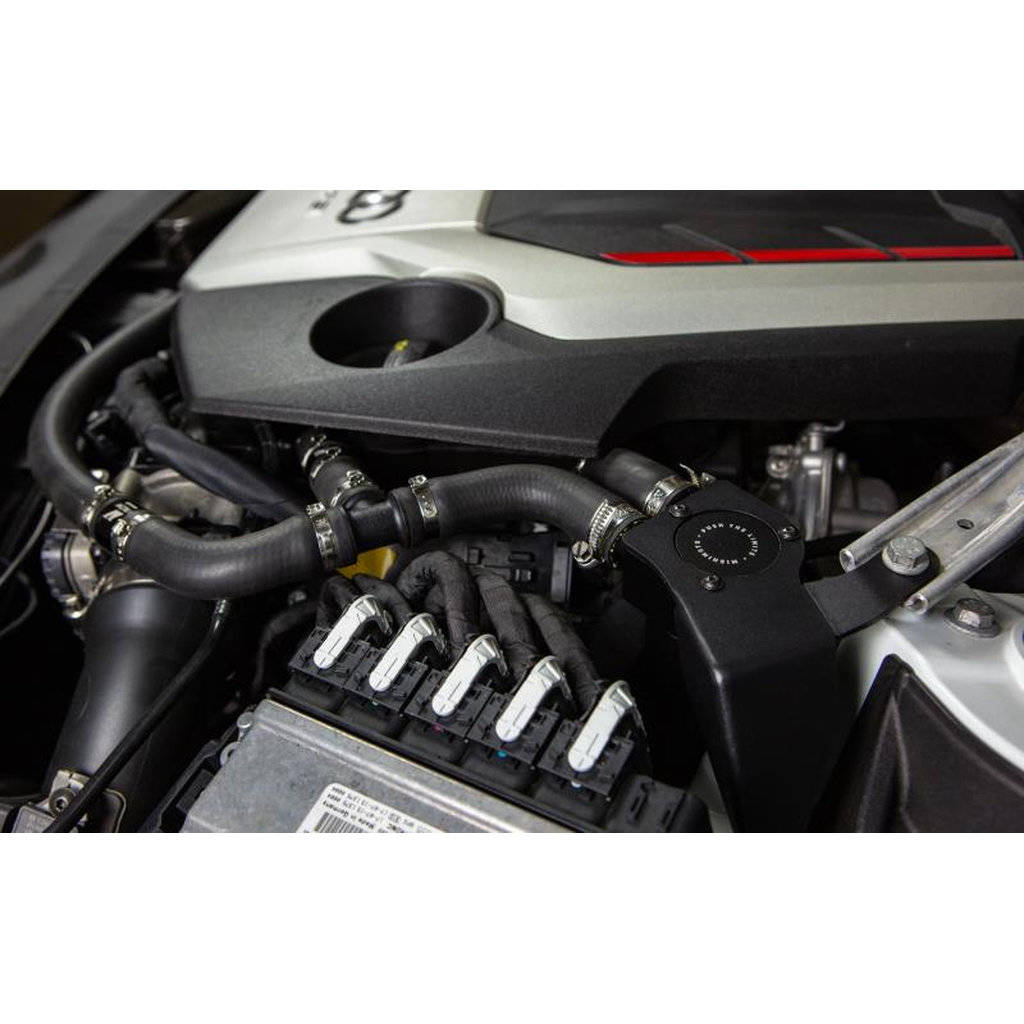 MISHIMOTO MMBCC-S4-18PBE AUDI B9 S4/S5 Baffled Oil Catch Can, PCV Side, 2018+ Photo-5 