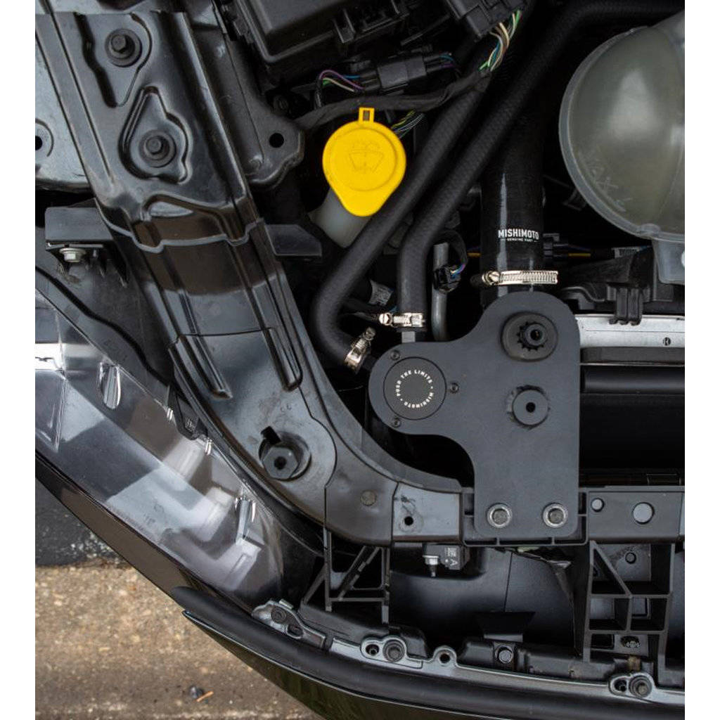 MISHIMOTO MMBCC-MUS8-18PBE FORD Mustang GT Baffled Oil Catch Can, PCV Side, 2015+ Photo-6 
