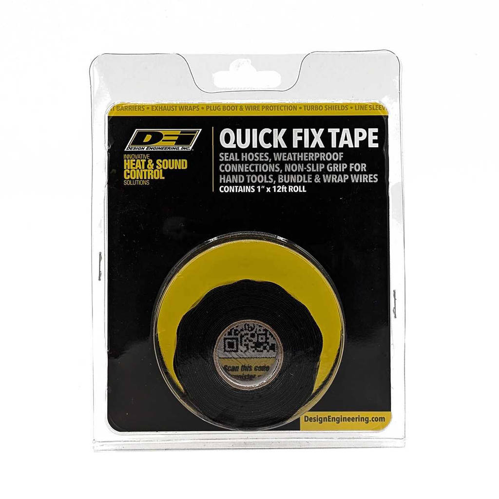 DEI 010491 Quick Fix Tape ™ 1" x 12ft Black Photo-2 
