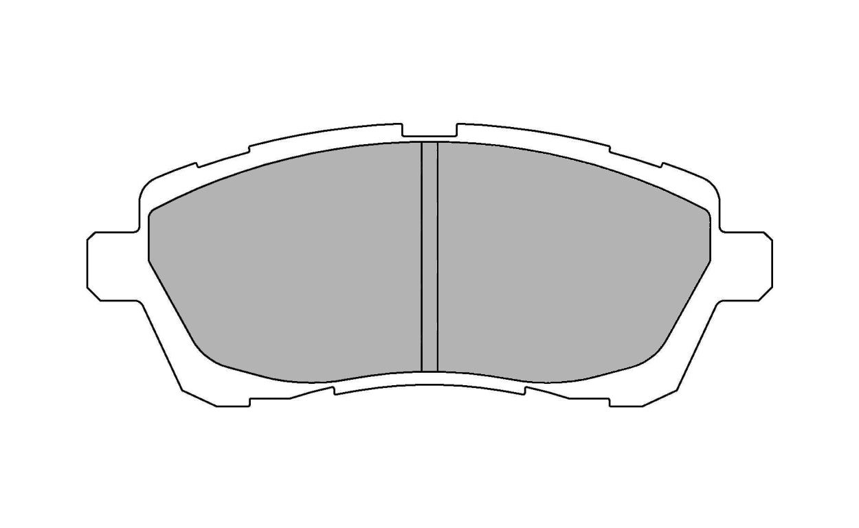 FERODO FCP4426H DS2500 Brake pads front FORD FIESTA 2008+ / MAZDA 2 / SUZUKI SWIFT 2012+ Photo-0 