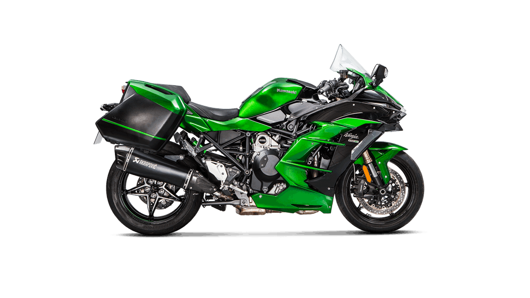 AKRAPOVIC S-K10SO21-HRAABL Slip-On Line (Titanium) KAWASAKI NINJA H2 SX 2018 Photo-2 