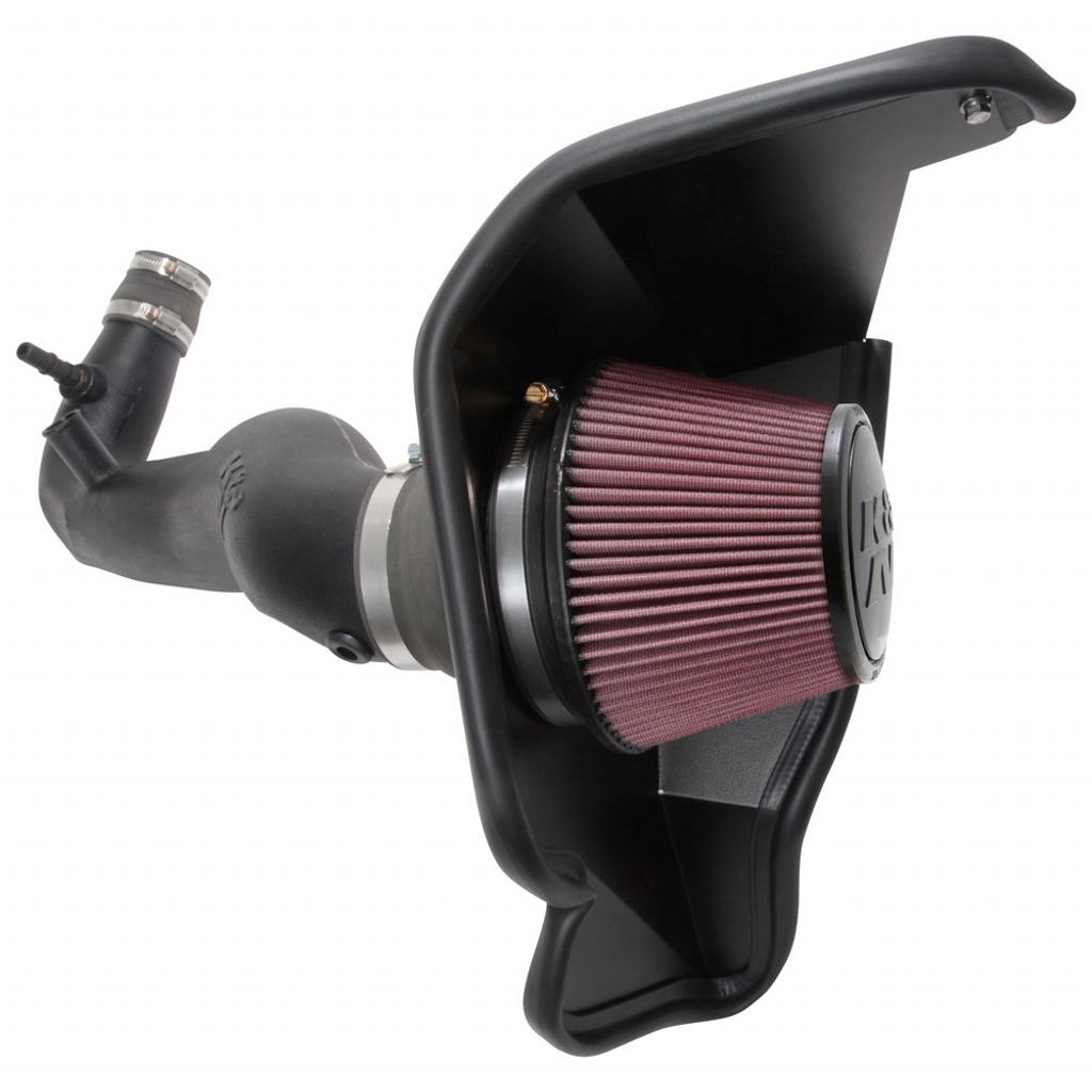 K&N 63-2606 Performance Air Intake System AIRCHARGER; FORD MUSTANG L4-2.3L F/I, 2018-2019 Photo-0 