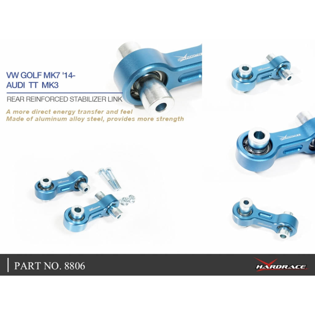 HARDRACE 8806 REINFORCED FIXED STABILIZER LINK VW GOLF MK7 14- Photo-4 