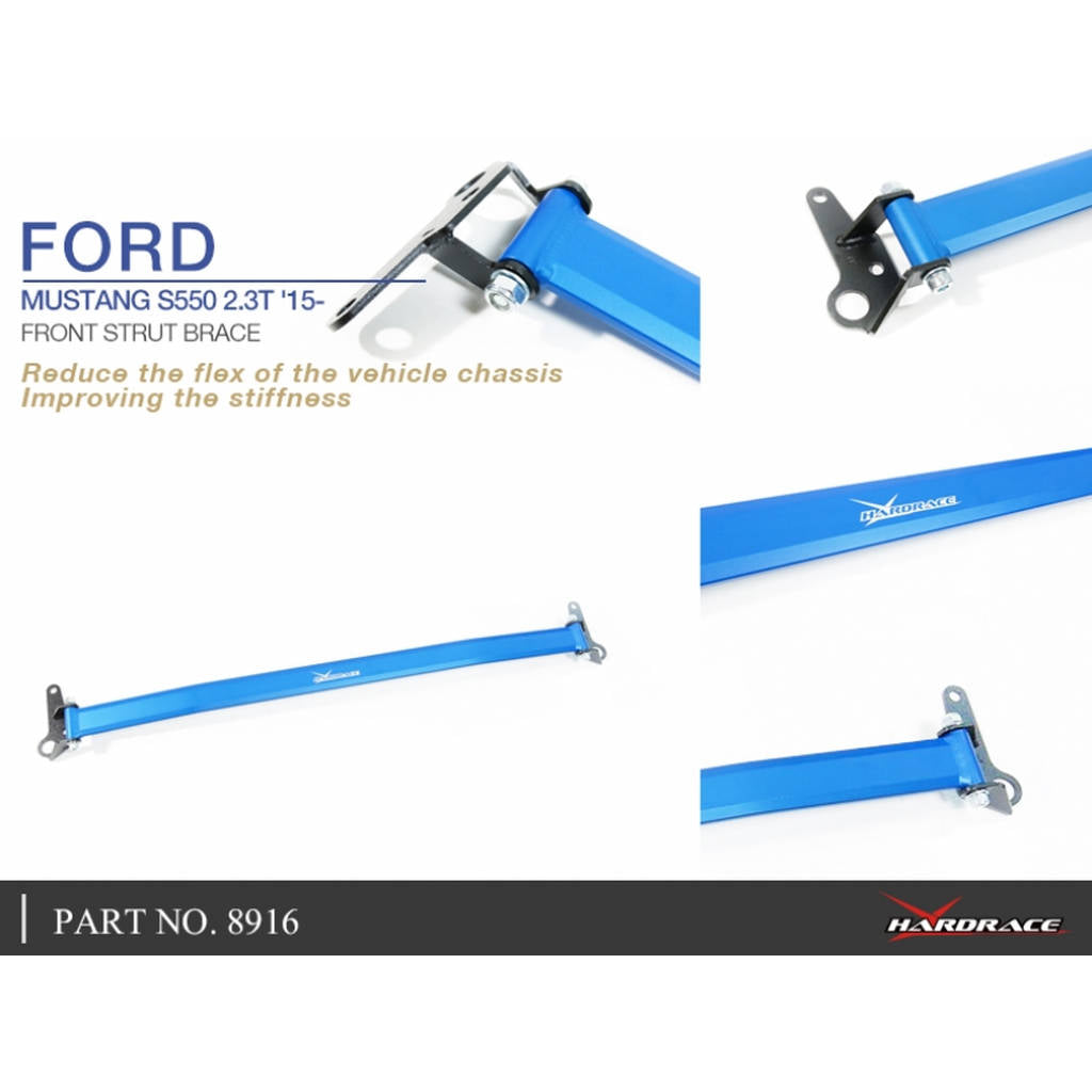 HARDRACE 8916 BODY REINFORCED BAR FORD MUSTANG MK6 S550 15- Photo-3 