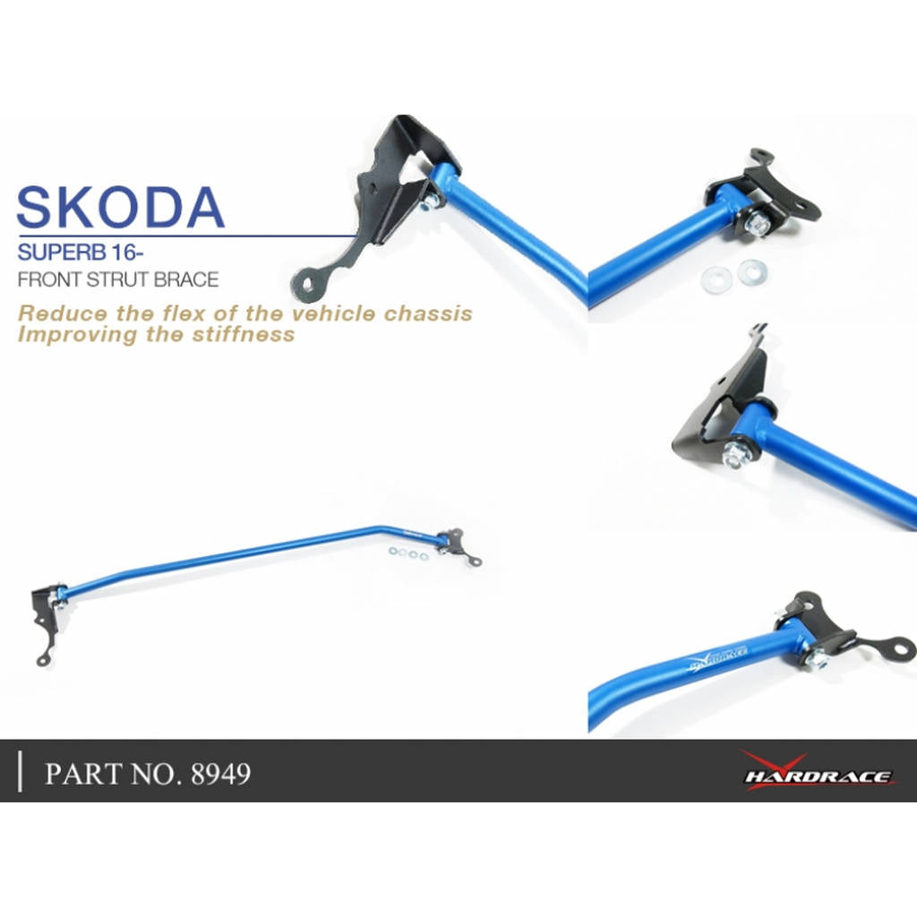 HARDRACE 8949 BODY REINFORCED BAR SKODA SUPERB B8 15- Photo-5 