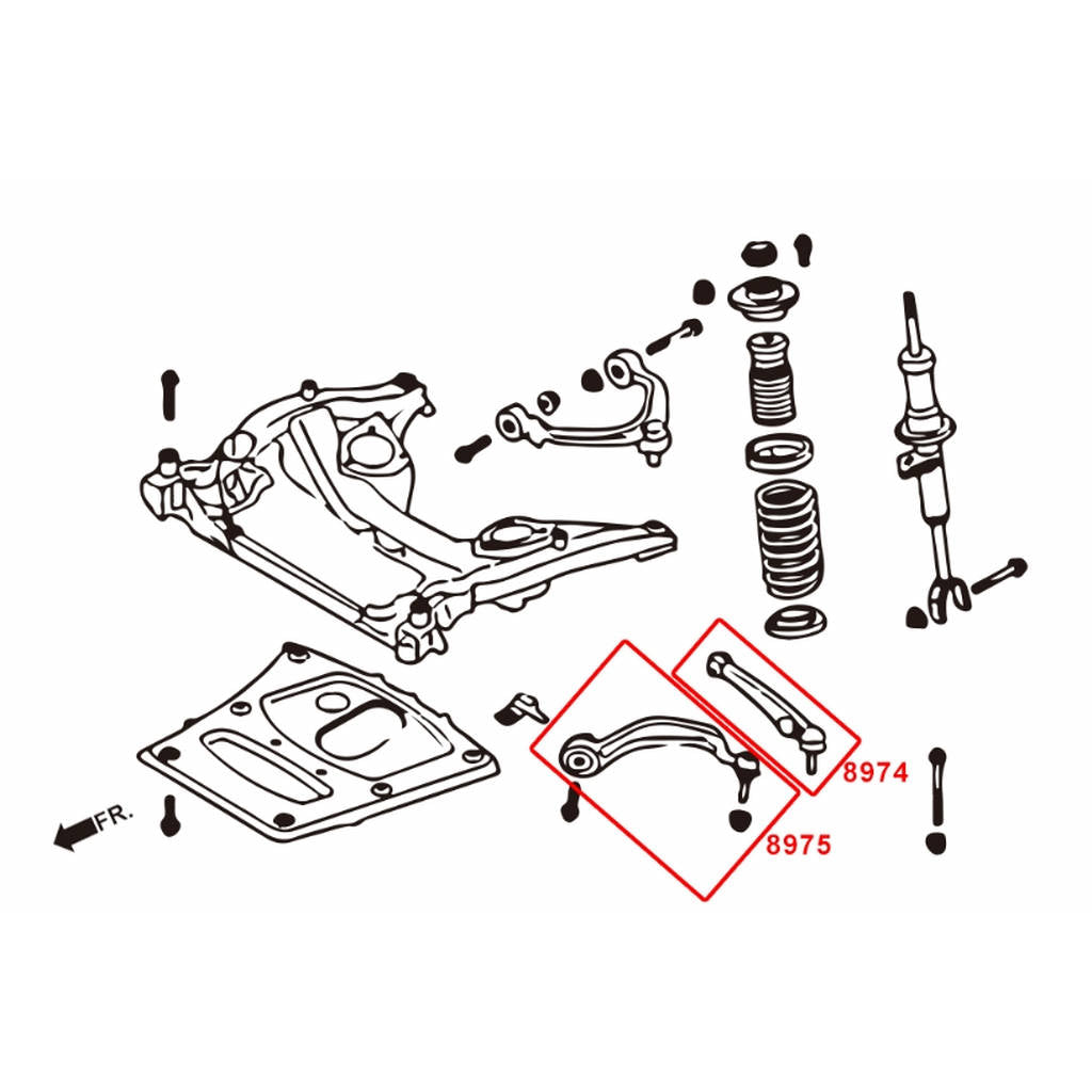 HARDRACE 8975 CONTROL ARM MERCEDES-Benz BMW F10 5'S F10 10-17 Photo-5 
