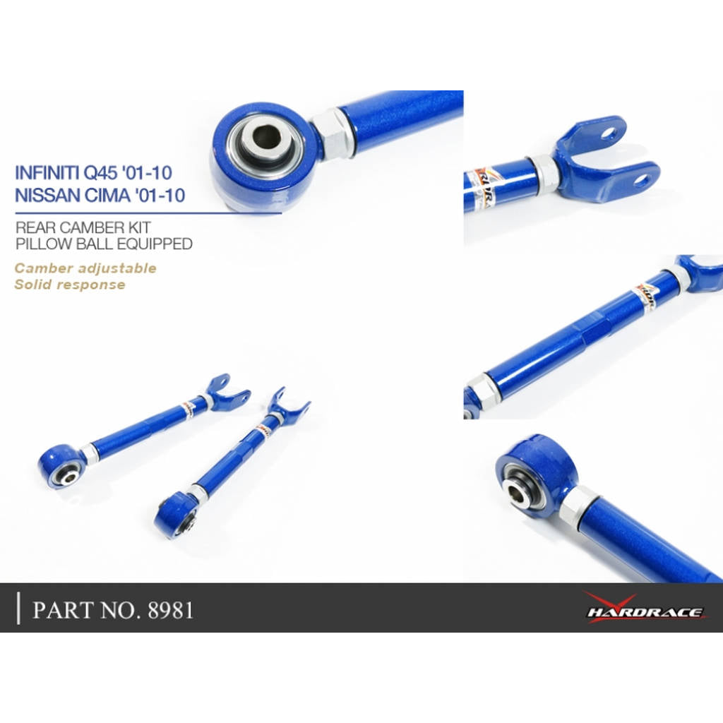 HARDRACE 8981 ADJ. CAMBER/TOE/CASTER ARM- INFINITI Q45 F50 01-10 Photo-4 
