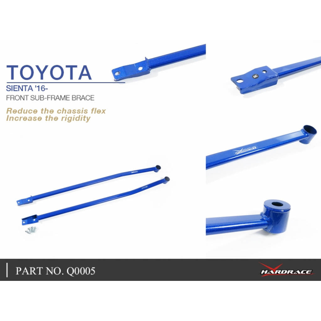 HARDRACE Q0005 BODY REINFORCED BAR TOYOTA SIENTA 16- Photo-4 