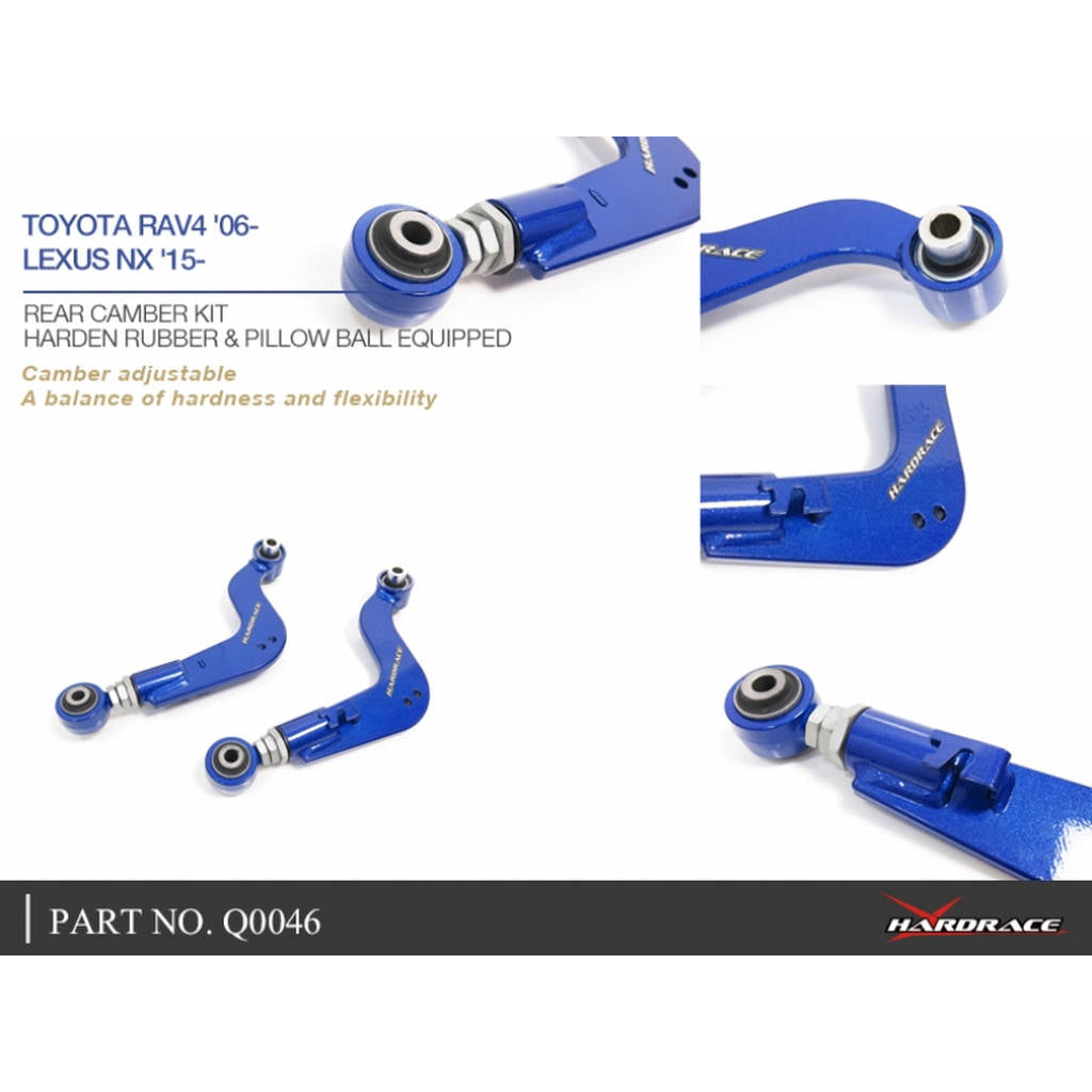 HARDRACE Q0046 ADJ. CAMBER/TOE/CASTER ARM- TOYOTA RAV4 06 Photo-4 