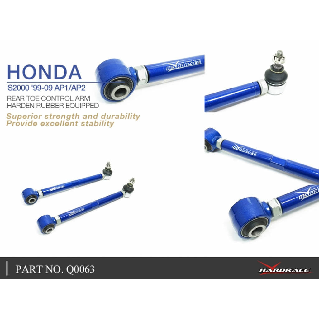 HARDRACE Q0063 ADJ. CAMBER/TOE/CASTER ARM- HONDA S2000 AP1/AP2 99-09 Photo-4 