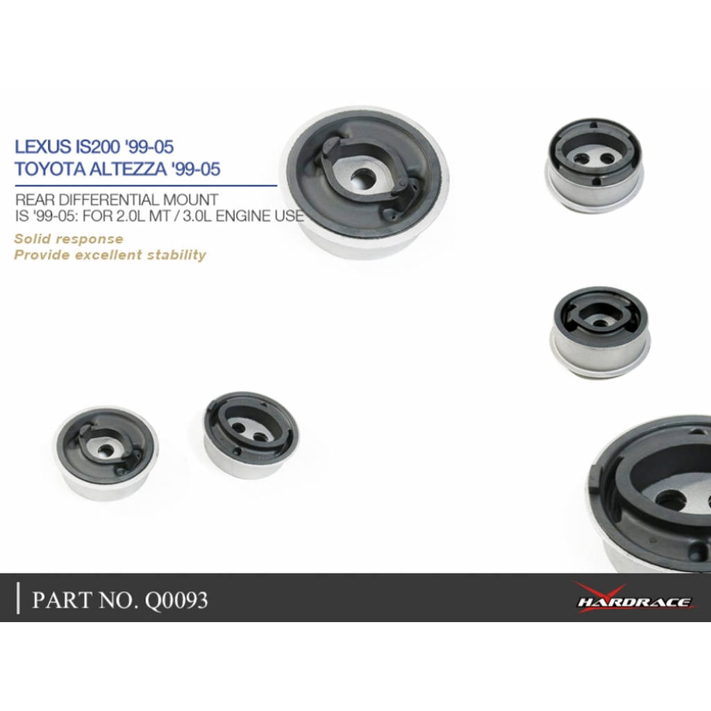 HARDRACE Q0093 HARDEN RUBBER BUSHING LEXUS IS200 GXE10 99-05 Photo-4 
