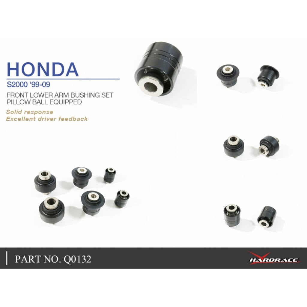 HARDRACE Q0132 PILLOW BALL BUSHING HONDA S2000 99-09 Photo-4 