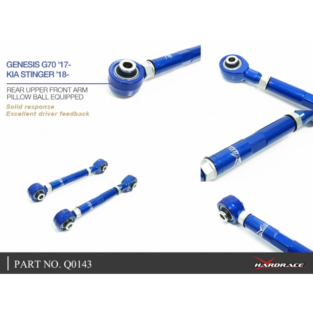 HARDRACE Q0143 ADJ. CAMBER/TOE/CASTER ARM- HYUNDAI GENESIS G70 17- Photo-4 