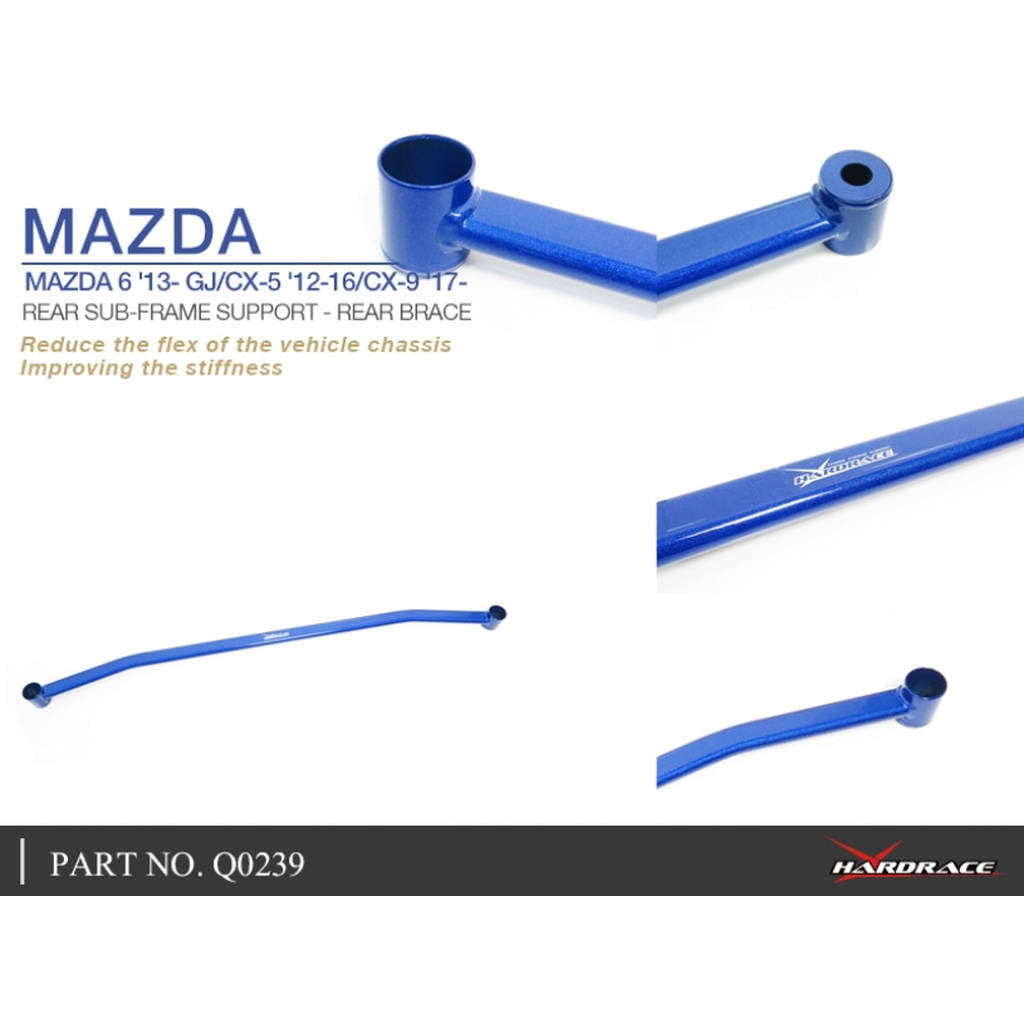 HARDRACE Q0239 BODY REINFORCED BAR MAZDA MAZDA 6 GJ 13- Photo-5 