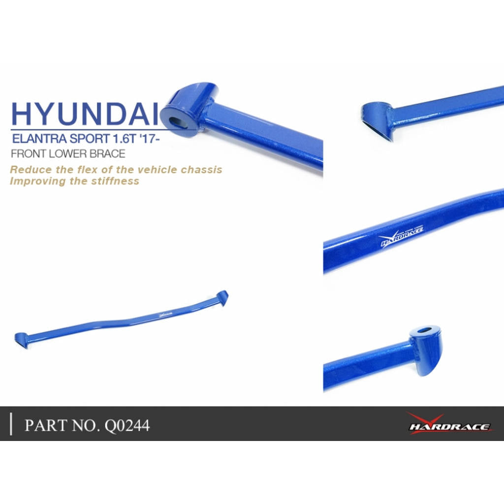 HARDRACE Q0244 BODY REINFORCED BAR HYUNDAI ELANTRA 17- Photo-5 