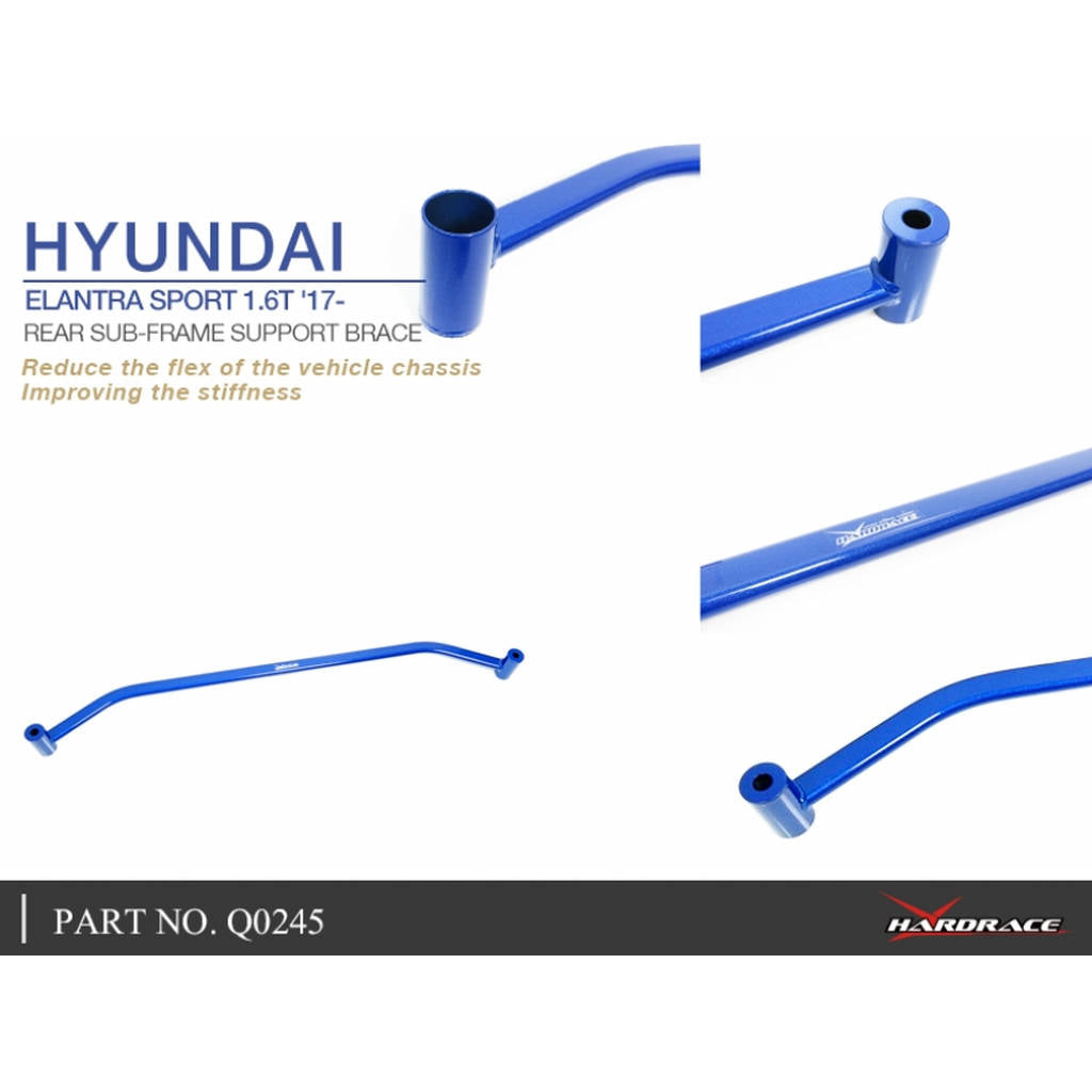 HARDRACE Q0245 BODY REINFORCED BAR HYUNDAI ELANTRA 17- Photo-4 