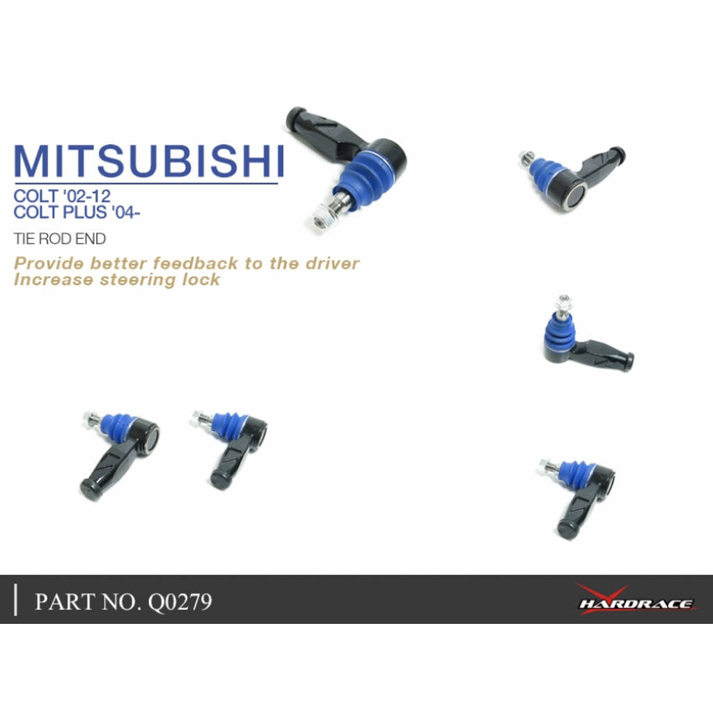 HARDRACE Q0279 RC TIE ROD END MITSUBISHI COLT 04- Photo-4 