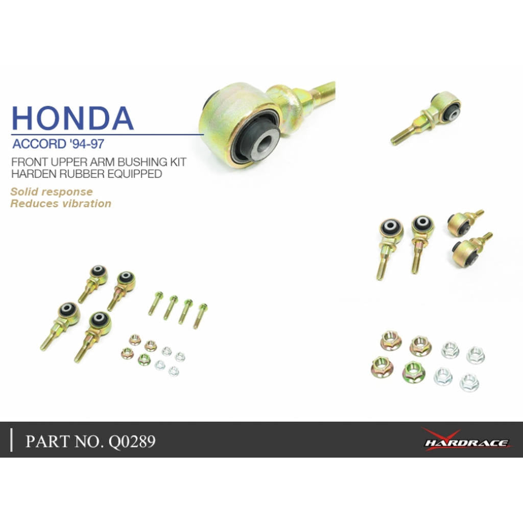 HARDRACE Q0289 HARDEN RUBBER BUSHING HONDA ACCORD CD3/4/5/6/7/9 94-97 Photo-4 