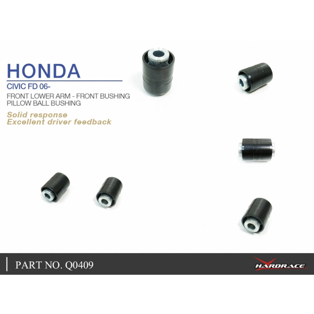 HARDRACE Q0409 PILLOW BALL BUSHING HONDA CIVIC 06-11 Photo-4 