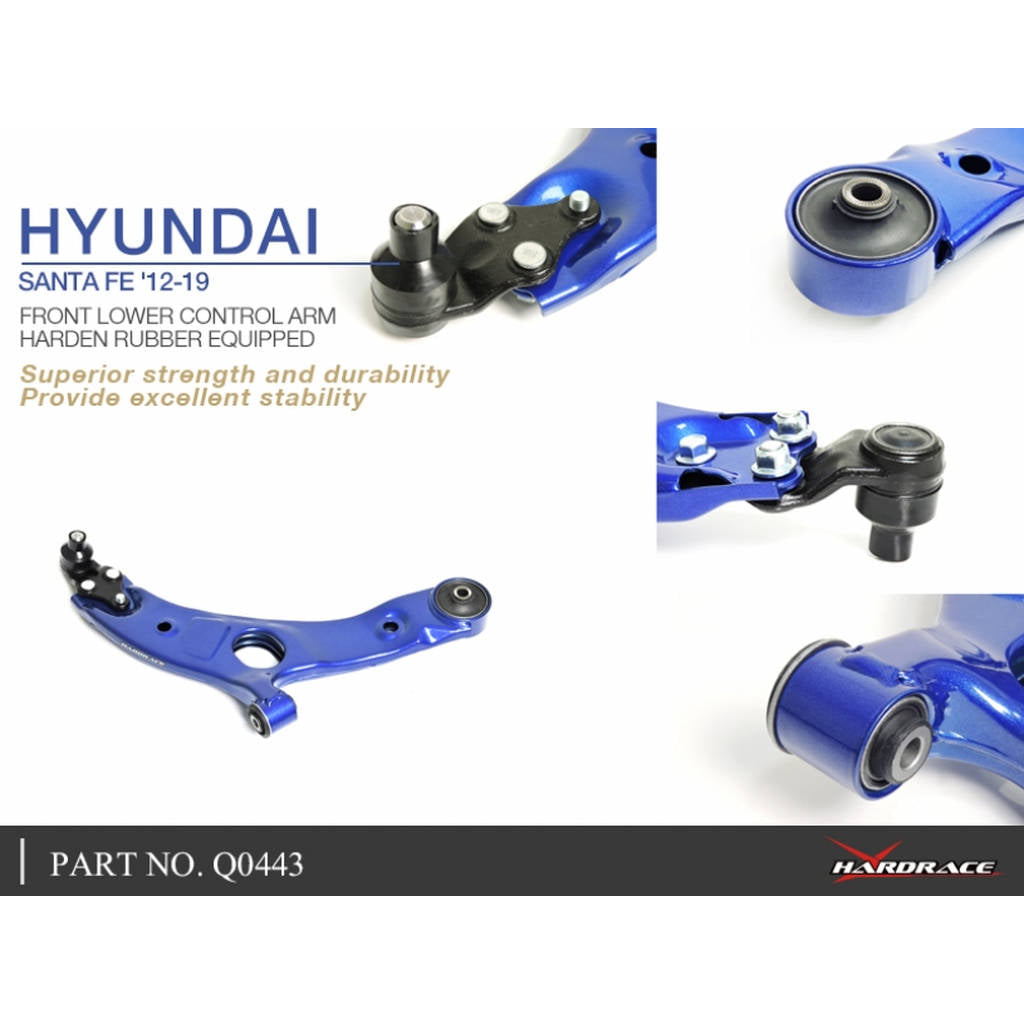 HARDRACE Q0443 CONTROL ARM HYUNDAI SANTA FE 12-19 Photo-6 