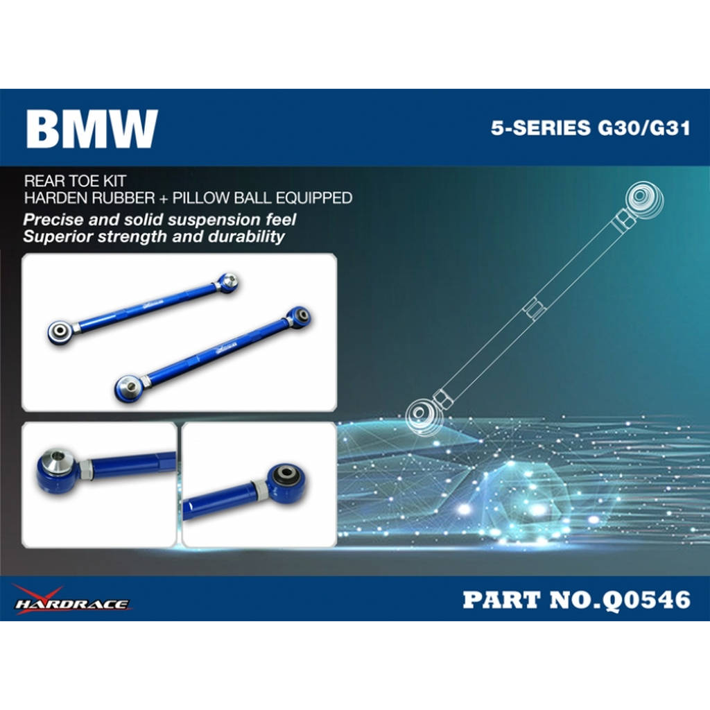 HARDRACE Q0546 ADJ. CAMBER/TOE/CASTER ARM- MERCEDES-Benz BMW G30 5'S G30 17- Photo-2 