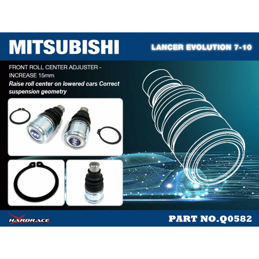 HARDRACE Q0582 RC BALL JOINT MITSUBISHI LANCER EVO CT9A/CT9W 00-07 Photo-1 