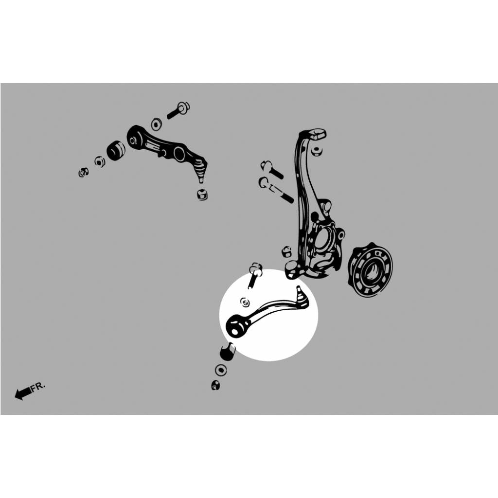 HARDRACE Q0594 CONTROL ARM MERCEDES-Benz W205 C'S W205 15- Photo-5 