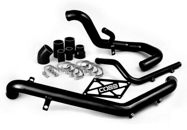 COBB 752550-BK MITSUBISHI Hard Pipe Kit for Evo X - Stealth Black Photo-0 