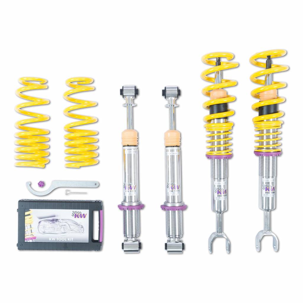 KW 10210032 Coilover Kit INOX V1 AUDI S4; (B5) Photo-0 