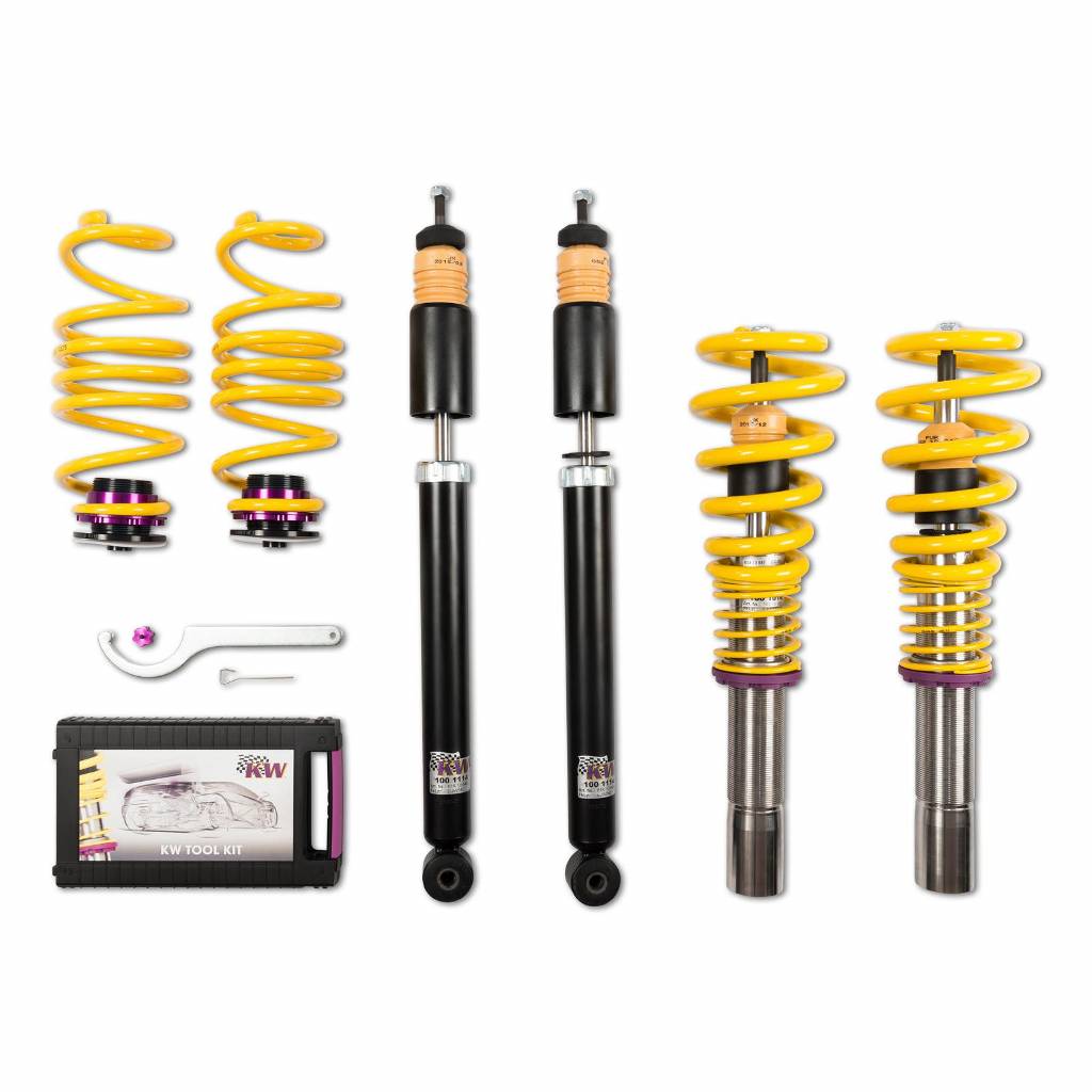 KW 10210075 Coilover Kit INOX V1 AUDI A4; (B8, B81) Photo-0 
