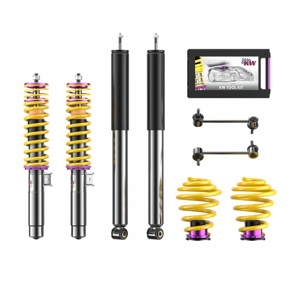KW 10220022 Coilover Kit INOX V1 BMW 3er / 3-series (E46); (346L, 346C, 346R) Photo-0 