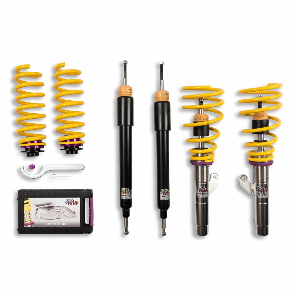 KW 10220048 Coilover Kit INOX V1 BMW 3er / 3-series (E90,E91,E92); (390X, 3L, 3C, 3K) Photo-0 