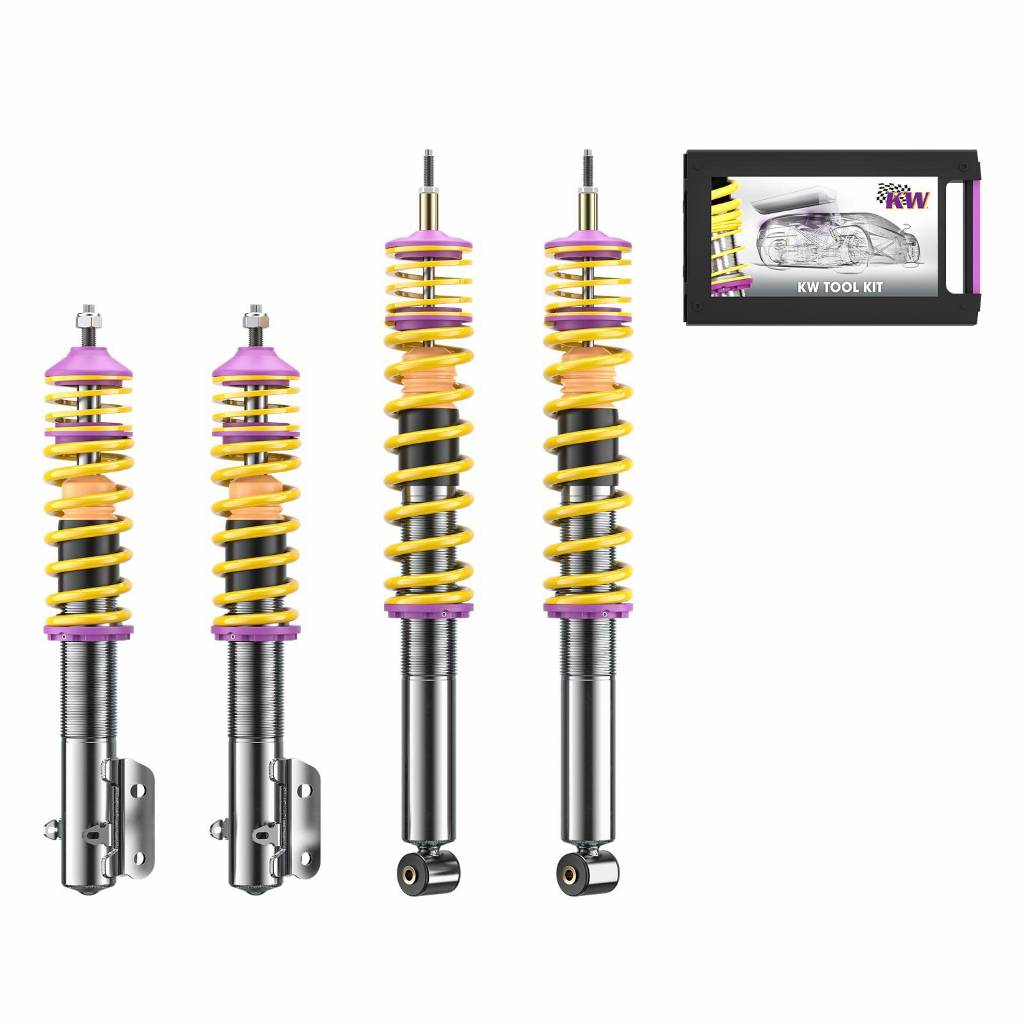 KW 10280002 Coilover Kit INOX V1 VW Golf II, Jetta II; (19E) Photo-0 