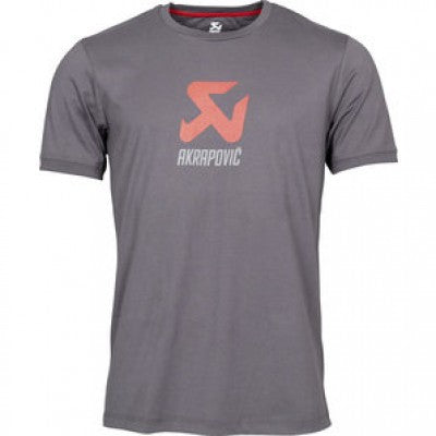 AKRAPOVIC 801224 T-shirt Men's Akrapovič Logo Grey 3XL Photo-0 