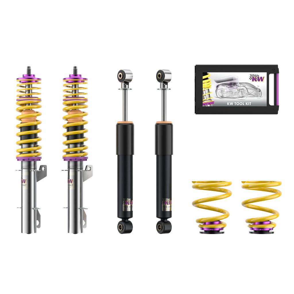 KW 15280031 Coilover Kit INOX V2 AUDI A3; (8L) Photo-0 