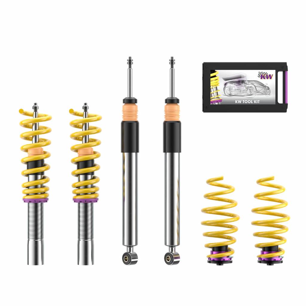 KW 18010078 Coilover Kit V2 COMFORT AUDI A4; (B8, B81) Photo-0 