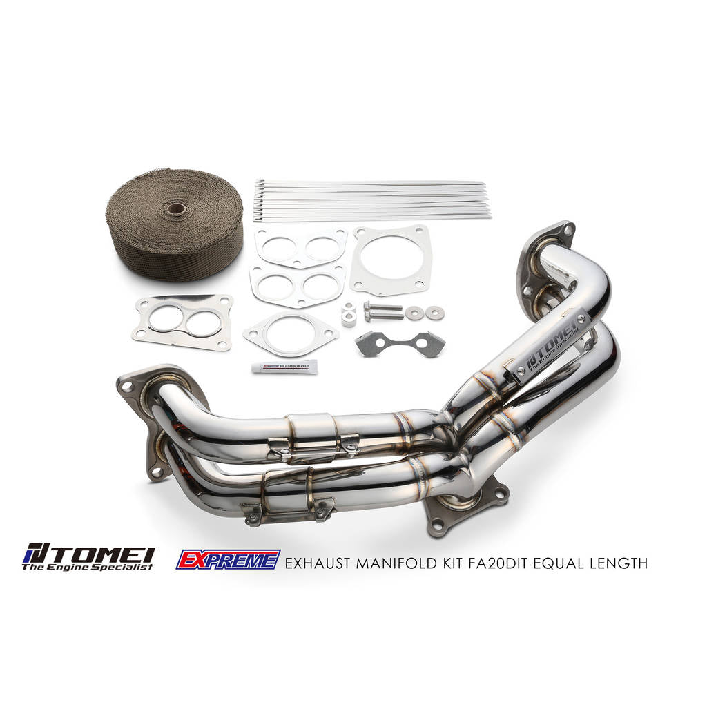 TOMEI TB6010-SB04B EXHAUST MANIFOLD KIT EXPREME FA20DIT EQUAL LENGTH with TITAN EXHAUST BANDAGE Photo-2 