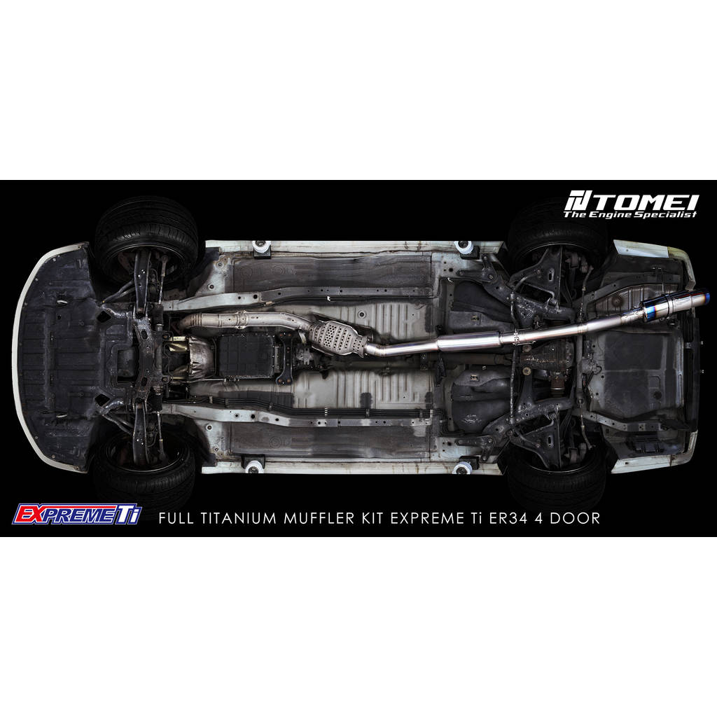 TOMEI TB6090-NS06B FULL TITANIUM MUFFLER KIT EXPREME Ti ER34 4 DOOR Photo-1 
