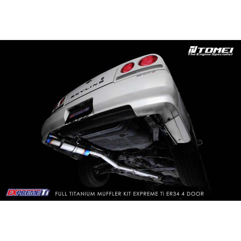 TOMEI TB6090-NS06B FULL TITANIUM MUFFLER KIT EXPREME Ti ER34 4 DOOR Photo-3 