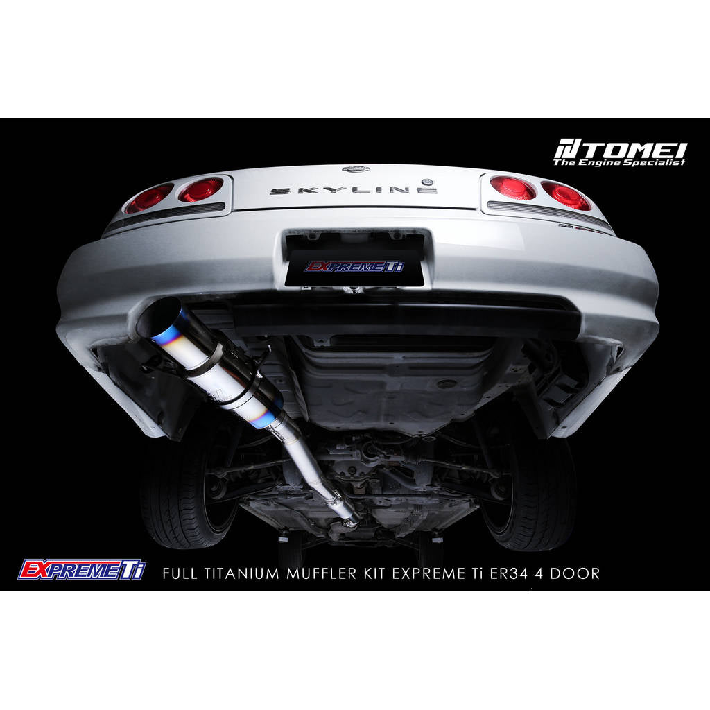 TOMEI TB6090-NS06B FULL TITANIUM MUFFLER KIT EXPREME Ti ER34 4 DOOR Photo-4 