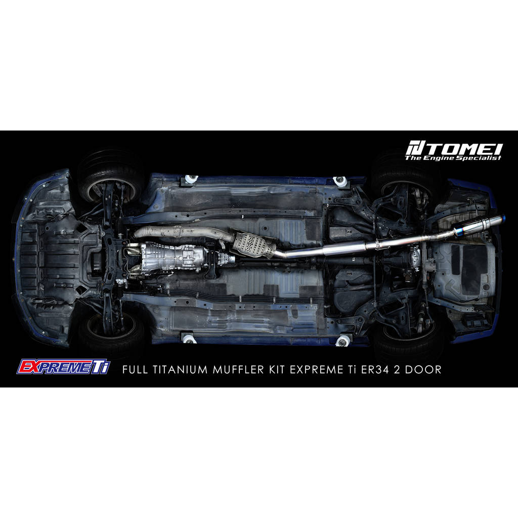 TOMEI TB6090-NS06A FULL TITANIUM MUFFLER KIT EXPREME Ti ER34 2 DOOR Photo-1 