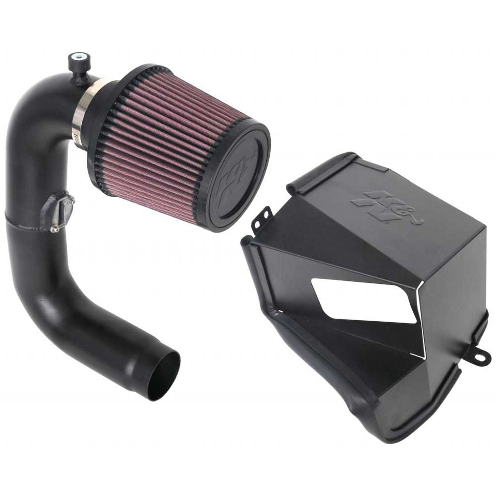 K&N 69-8011TTK Performance Air Intake System TYPHOON; SUBARU WRX H4-2.0L F\I TURBO, 2018-2019 Photo-0 