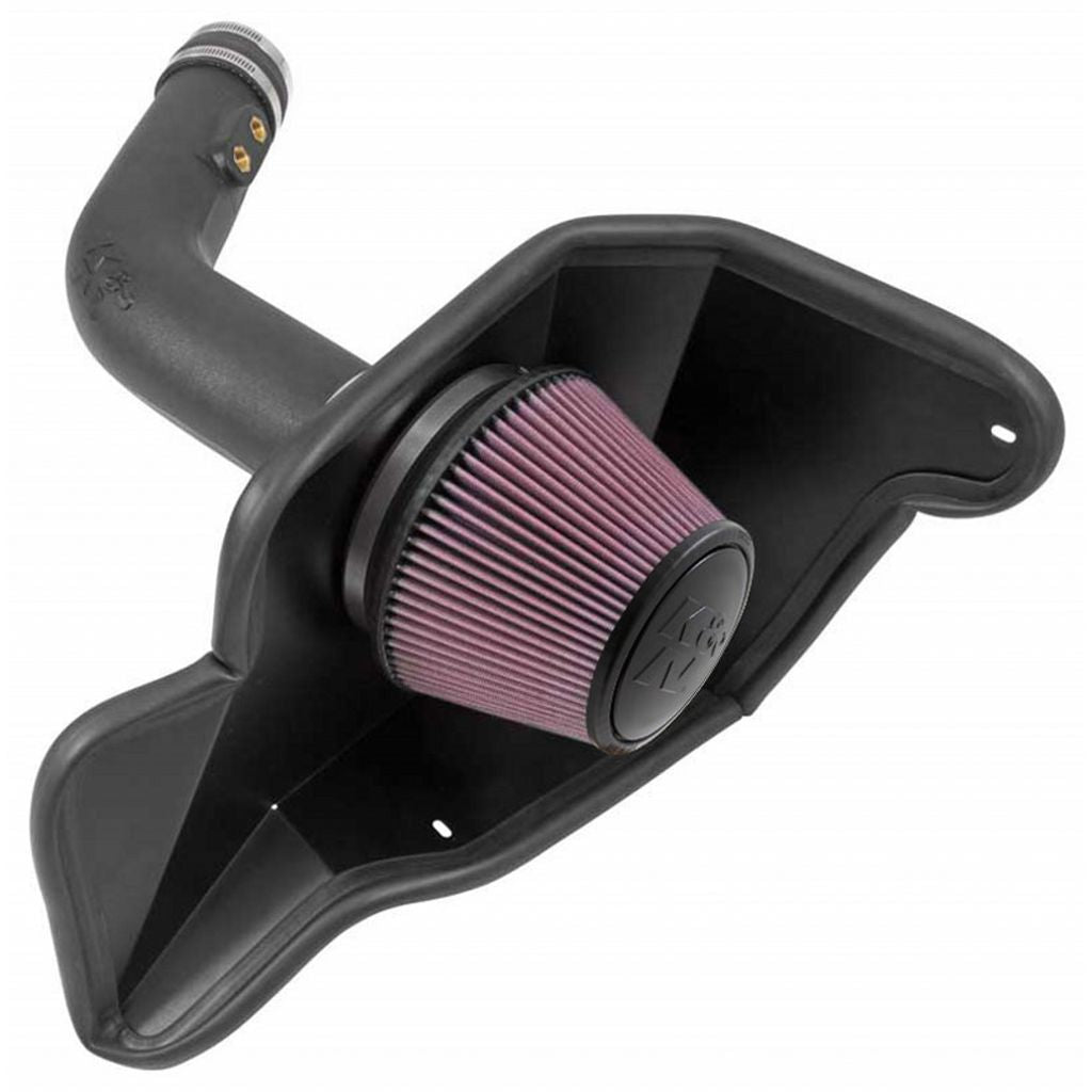 K&N 57-2594 Performance Air Intake System FIPK; FORD MUSTANG V6-3.7L F/I, 2015-2017 Photo-0 