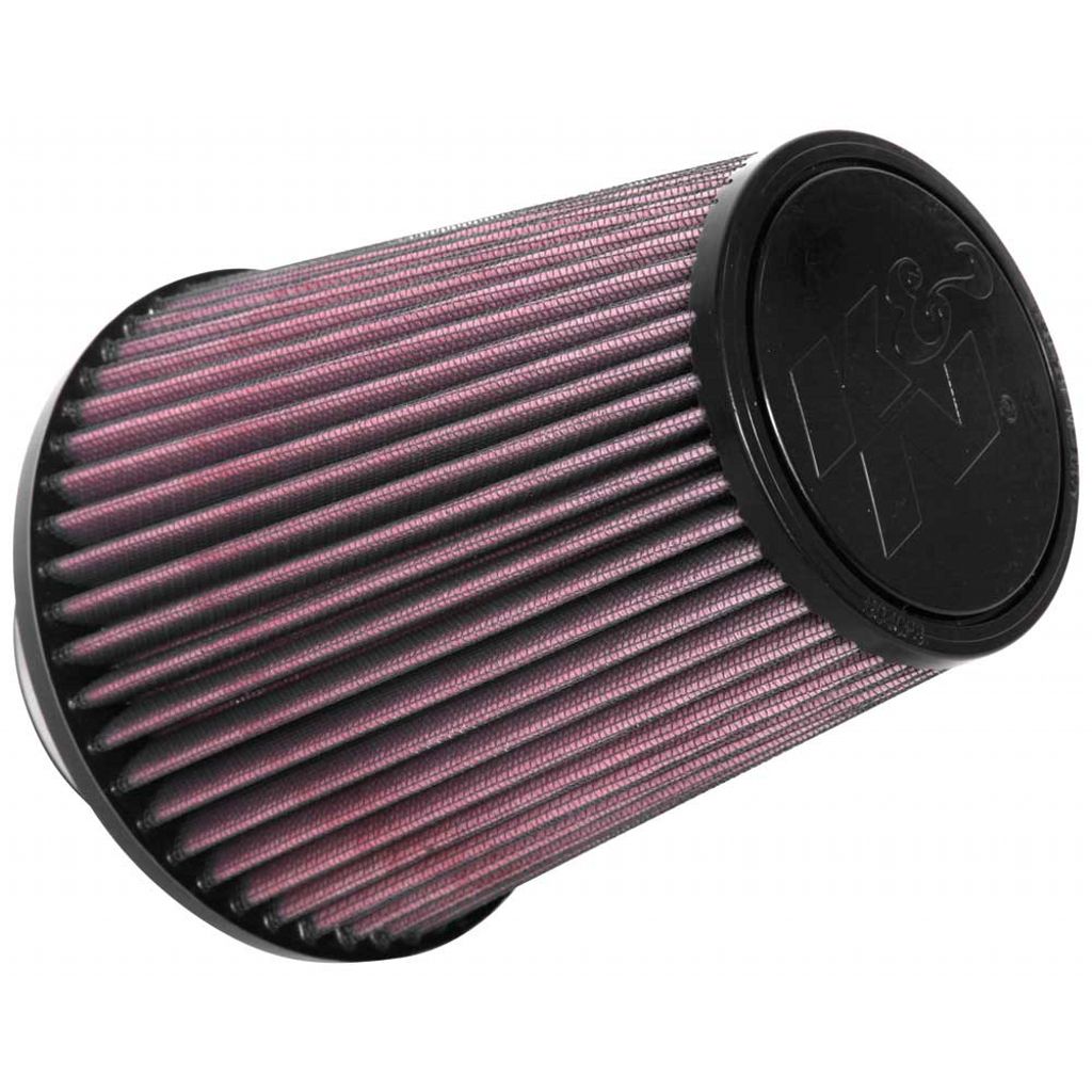 K&N RU-4700 UNIVERSAL Clamp-On Air Filter 3"FLG, 6"B, 4"T, 6-3/4"H Photo-0 