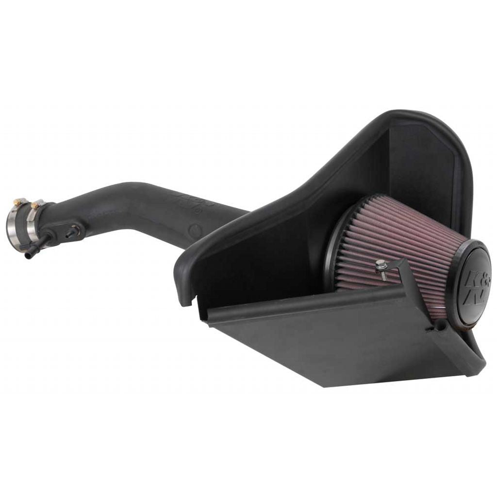K&N 63-2611 Performance Air Intake System AIRCHARGER; FORD EDGE L4-2.0L F/I, 2017-2018 Photo-0 