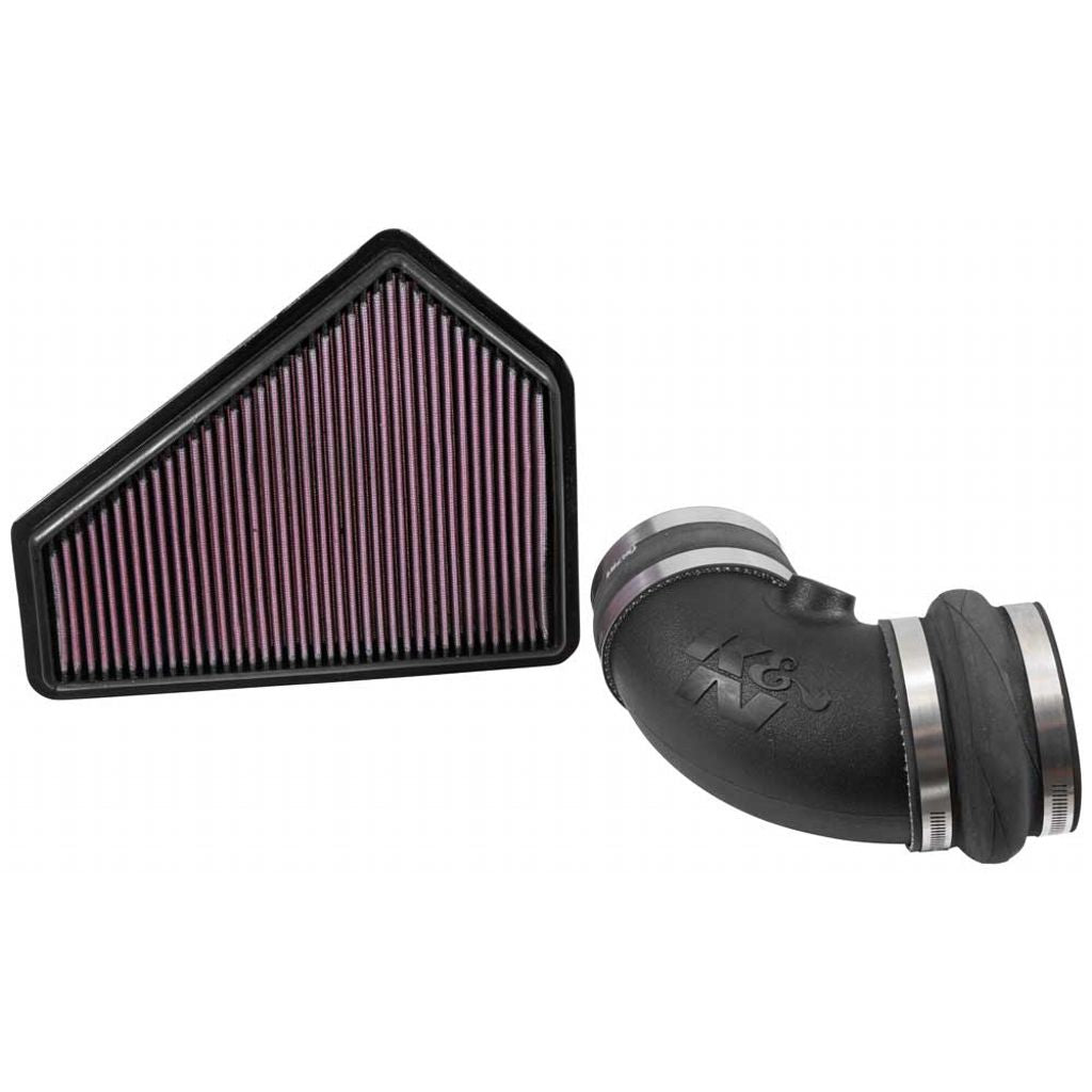 K&N 57-3086 Performance Air Intake System FIPK; CADILLAC CTS-V V8-6.2L F/I, 2009-2015 Photo-0 